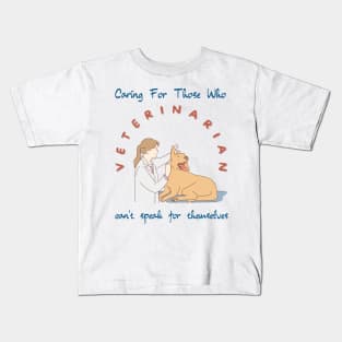 Vet Tshirt, Veterinarian Shirt Kids T-Shirt